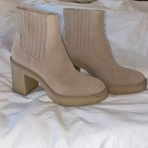 Dolce Vita suede leather lug sole boots size 10